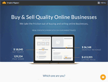 Tablet Screenshot of empireflippers.com